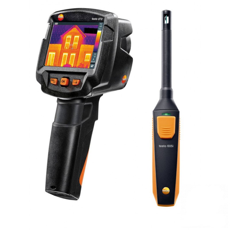 Комплект тепловизора Testo 872 и смарт-зонда термогигрометра Testo 605i, фото №30