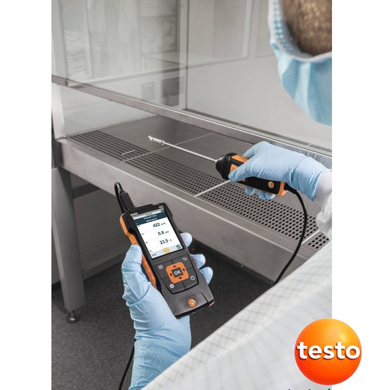 Карманный pH-метр Testo 206 pH1 с поверкой, «ЭкспертЦентр» Зонд с обогреваемой струной для вытяжного шкафа (цифровой) Testo